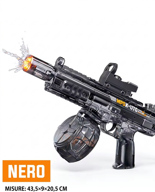 Pistola ad Acqua Elettrica AquaBlast Tactical Nero